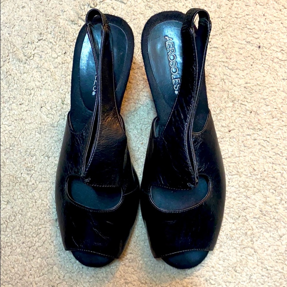 Womens Aerosoles preowned black heels